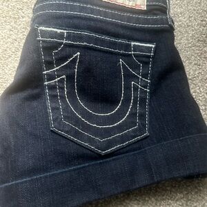 True Religion Women's Dark Blue Denim Jeans